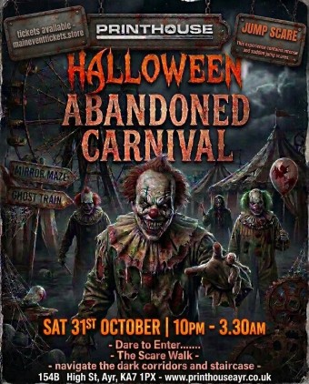 Halloween: Abandoned Carnival at Printhouse, Ayr